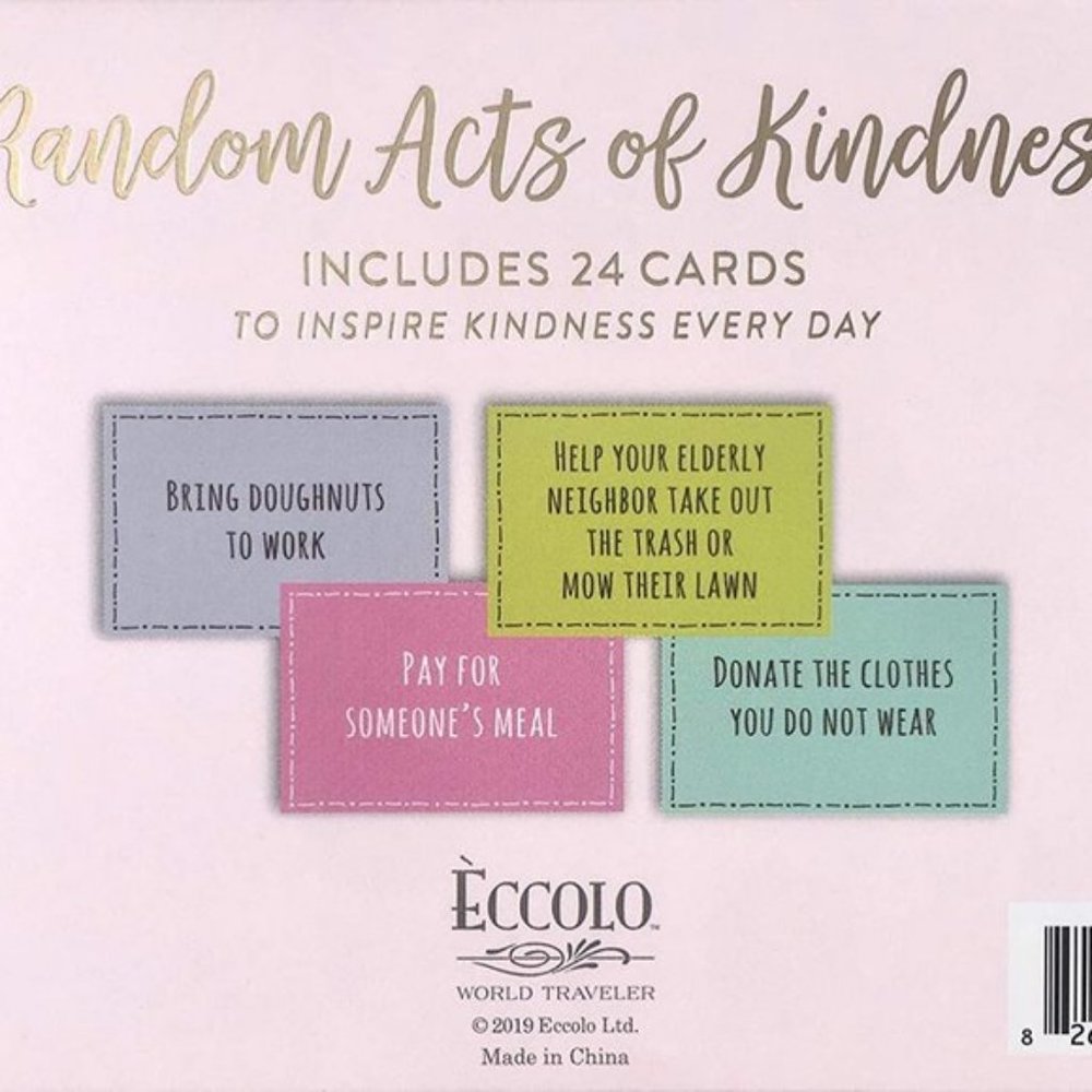 ECCOLO 24 Random Act of Kindness Flat Cards